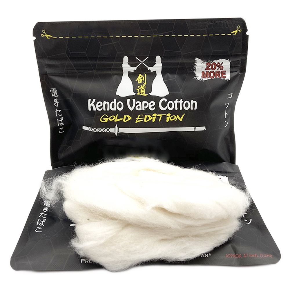 Vaping Goods - Baru Kendo katun edisi emas katun