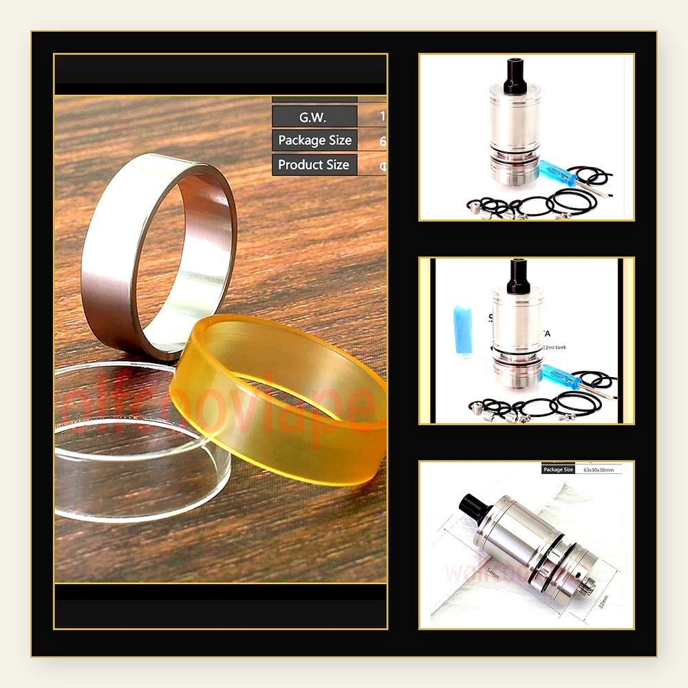 Vaping Air - Wolfcoolvape Lindy RTA 5ml Tank Atomizer