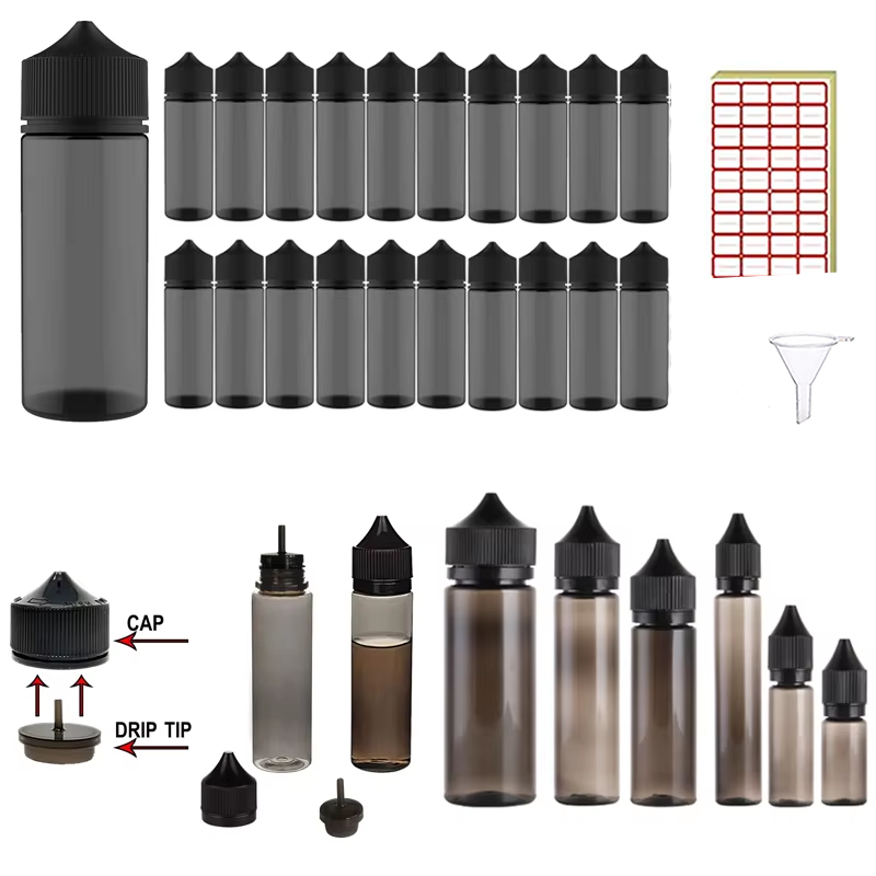 Juice Bottle Dropper - 20 Buah 30-120Ml Botol Kosong PET