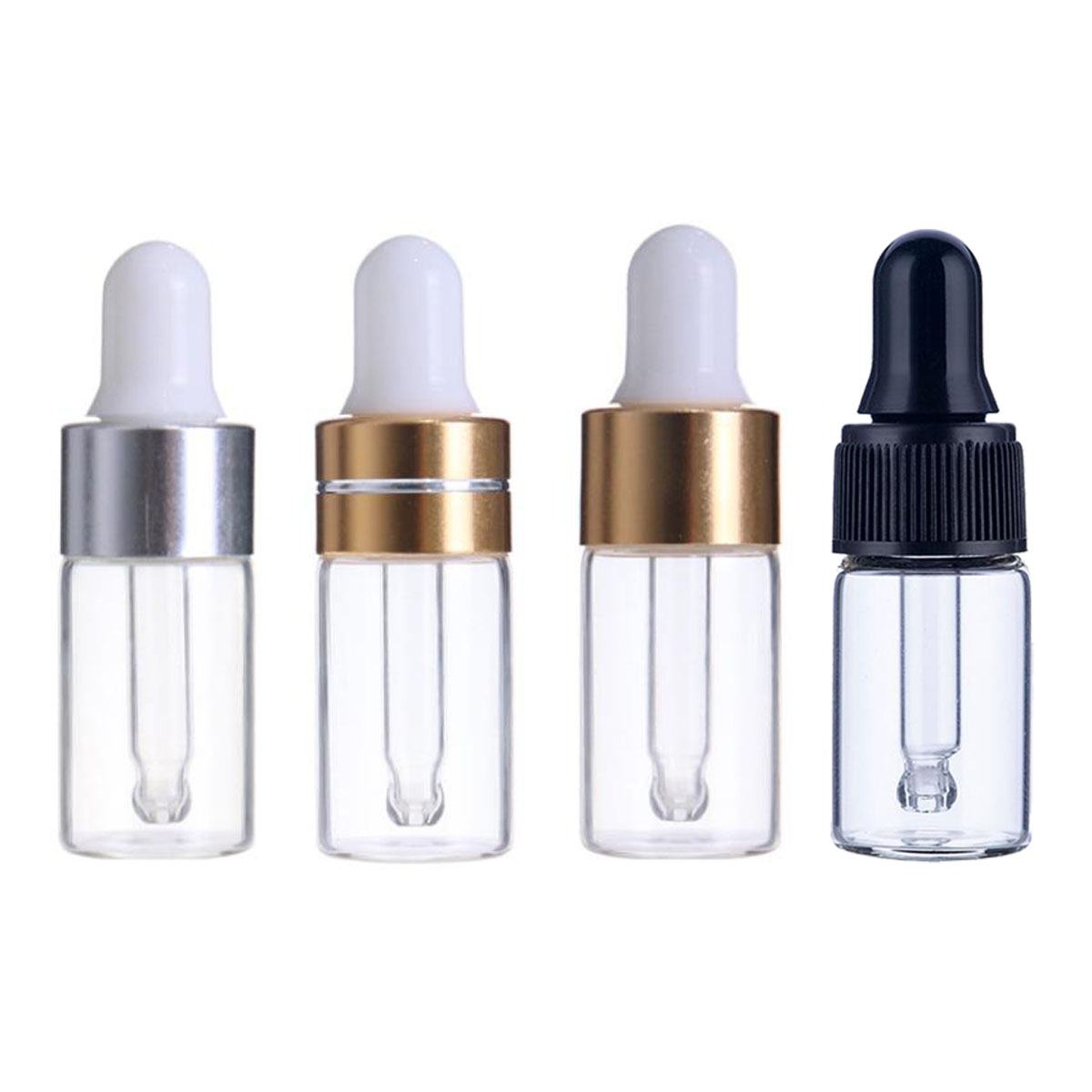 Juice Bottle Dropper - Botol tetes aromaterapi kaca bening, 30x