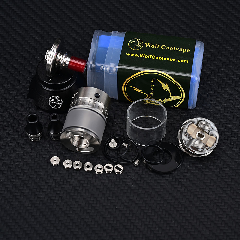 Wolfcoolvape NOLA RTA Atomizer - Vaping Air ulasan dan harga
