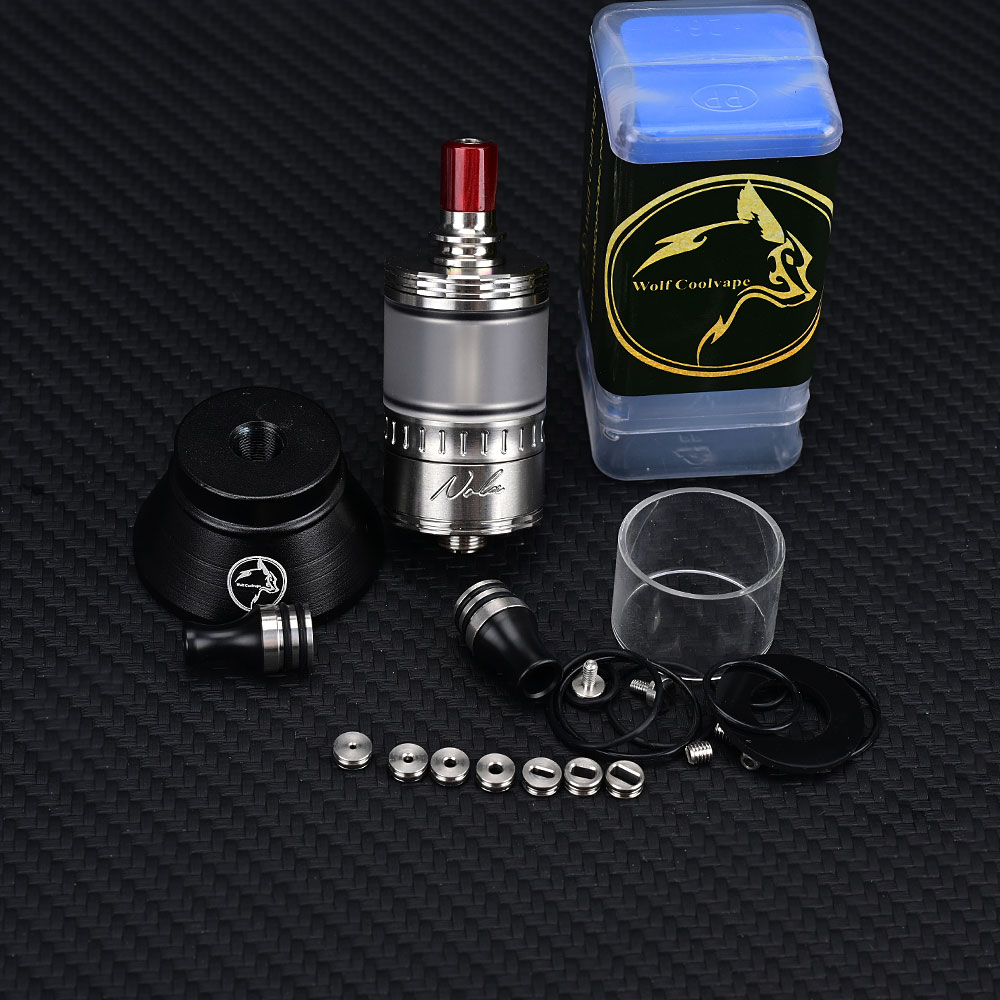Wolfcoolvape NOLA RTA Atomizer - Vaping Air ulasan dan harga