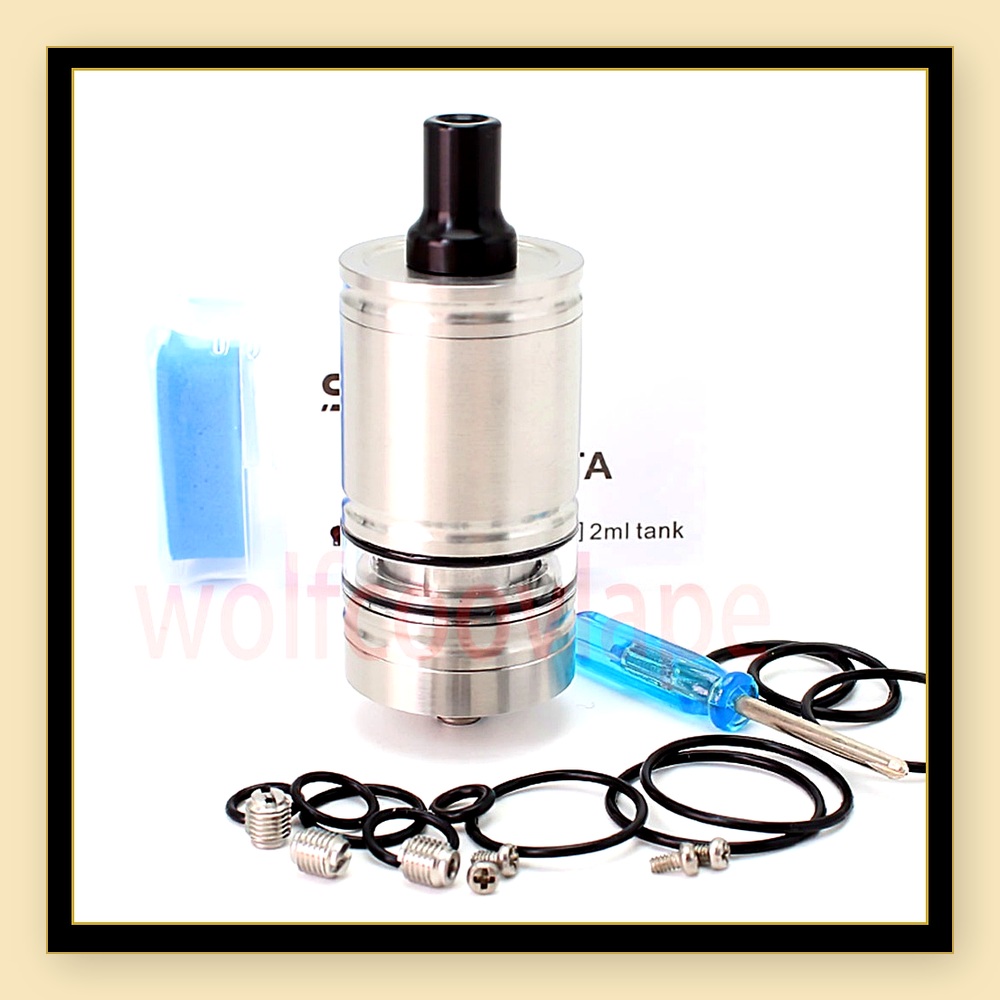 Wolfcoolvape Lindy RTA 5ml Tan - Vaping Air ulasan dan harga