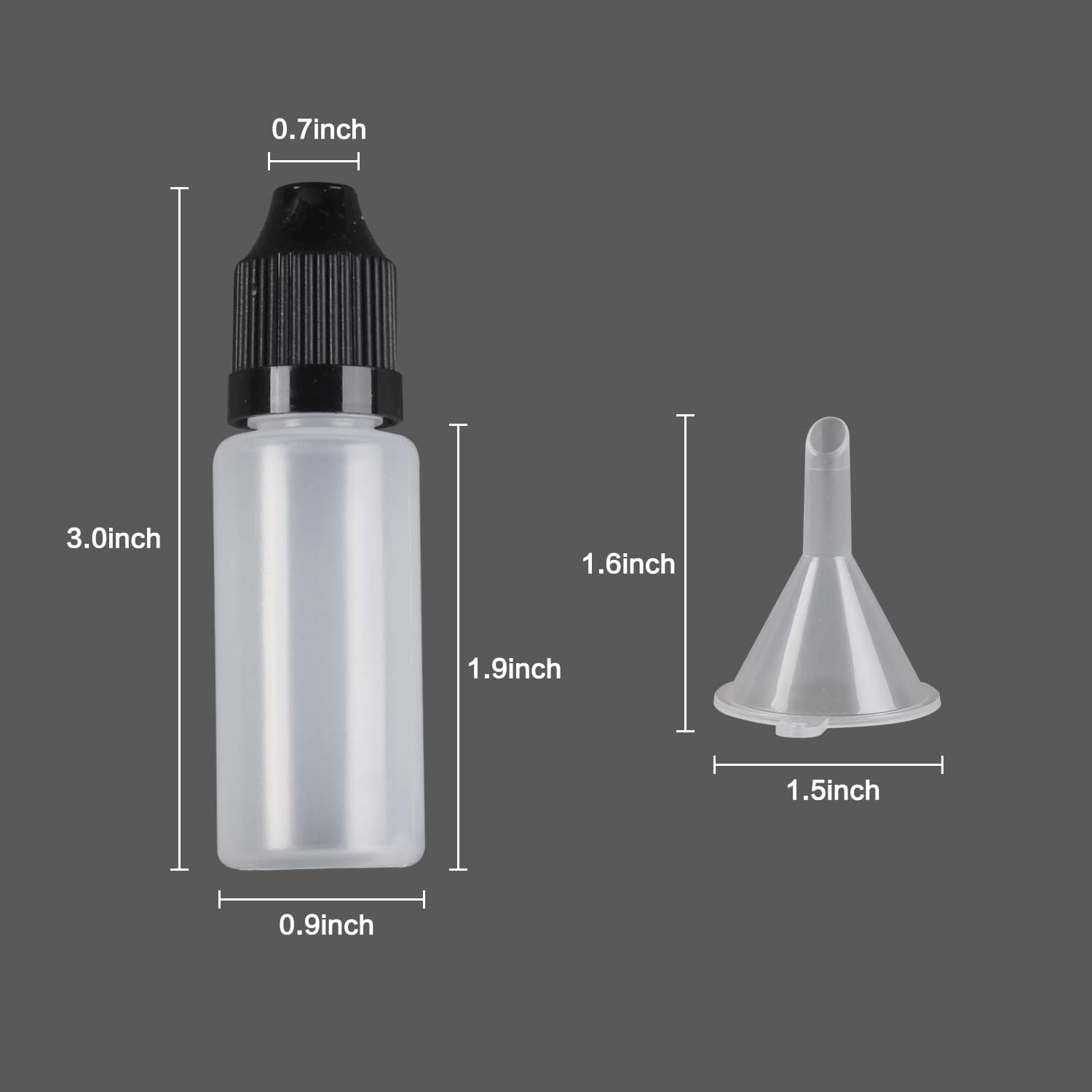 10 buah LDPE 15ml botol tetes  - Juice Bottle Dropper ulasan dan harga