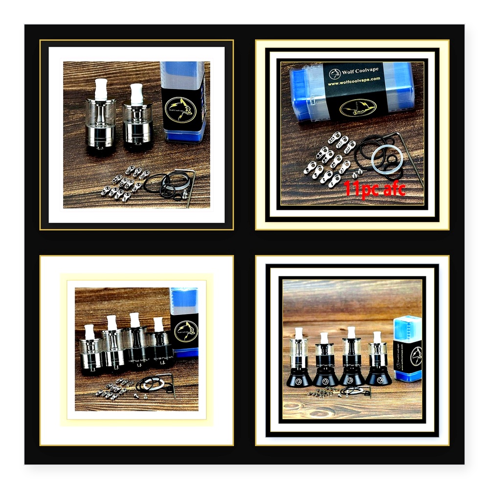 Dvarw MTL FL RTA 24mm Atomizer - Vape Coil Replacement ulasan dan harga