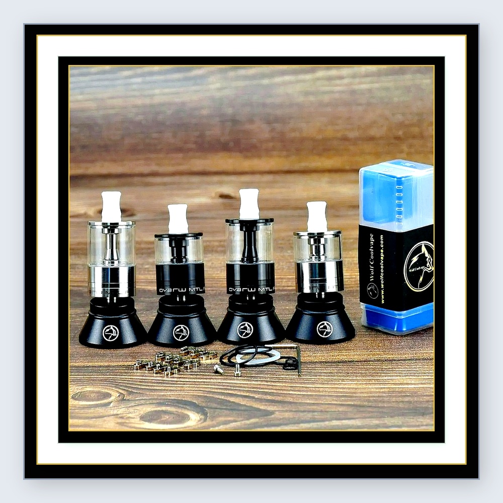 Dvarw MTL FL RTA 24mm Atomizer - Vape Coil Replacement ulasan dan harga