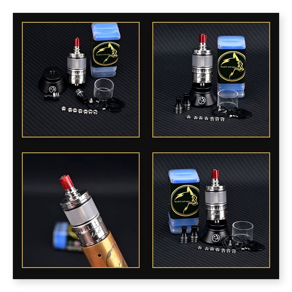 Wolfcoolvape NOLA RTA 3.2ml Re - Vaping Air ulasan dan harga