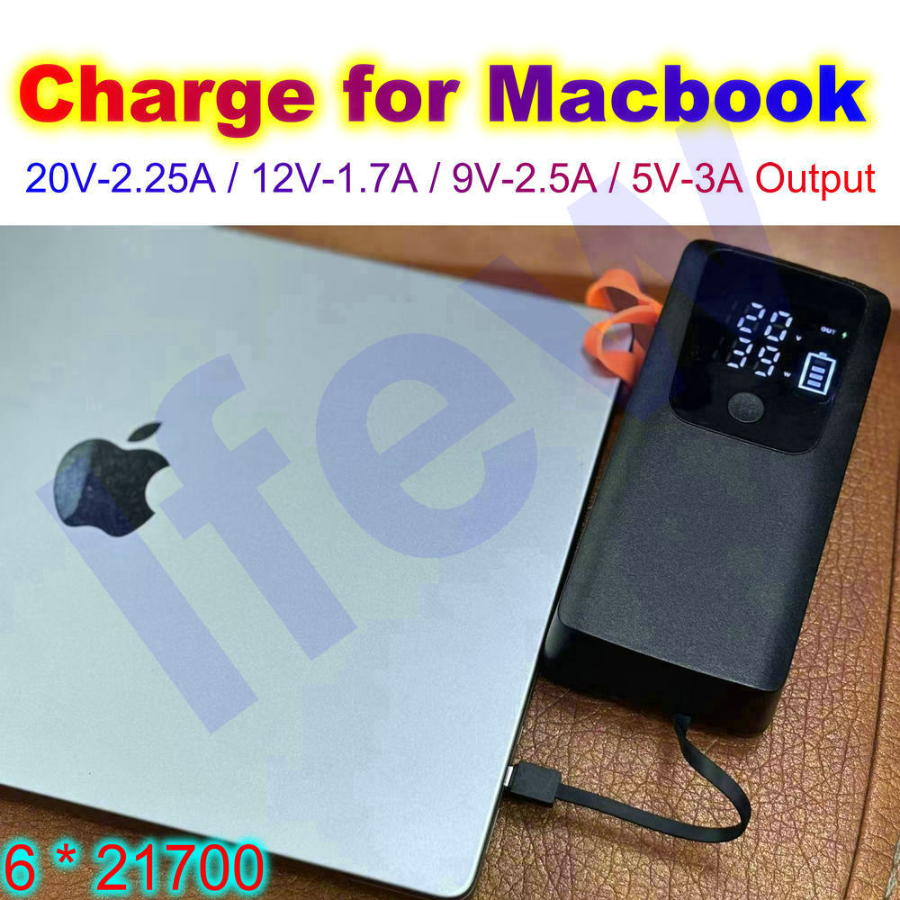 Casing Power Bank 45W 21700 un - Battery Case Storage ulasan dan harga